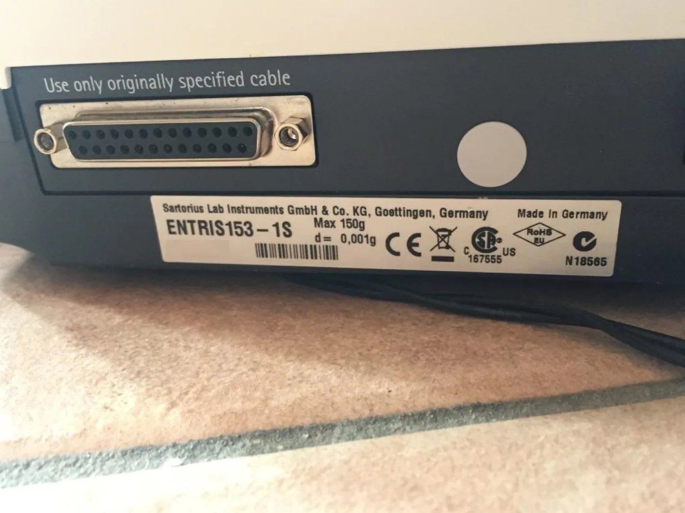 BILANCIA SARTORIUS – MOD. ENTRIS153-1S - 4