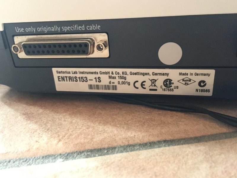 BILANCIA SARTORIUS – MOD. ENTRIS153-1S