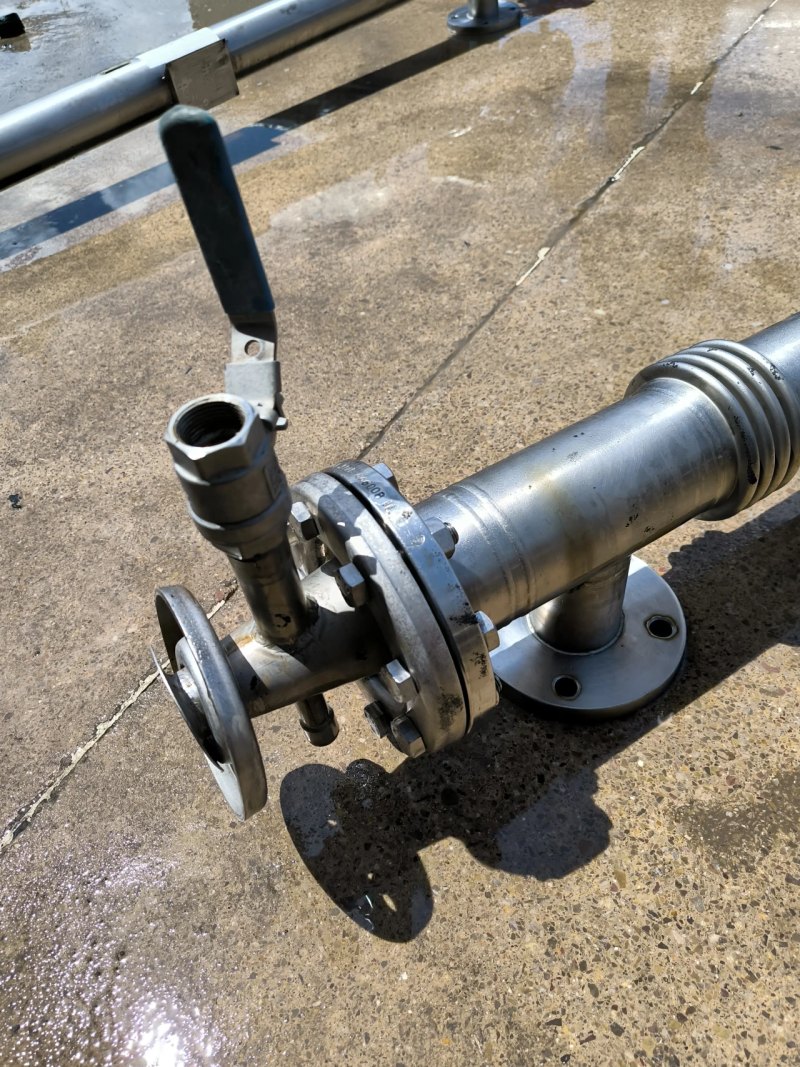 1.3 M2 STAINLESS STEEL 316 TUBULAR HEAT EXCHANGER