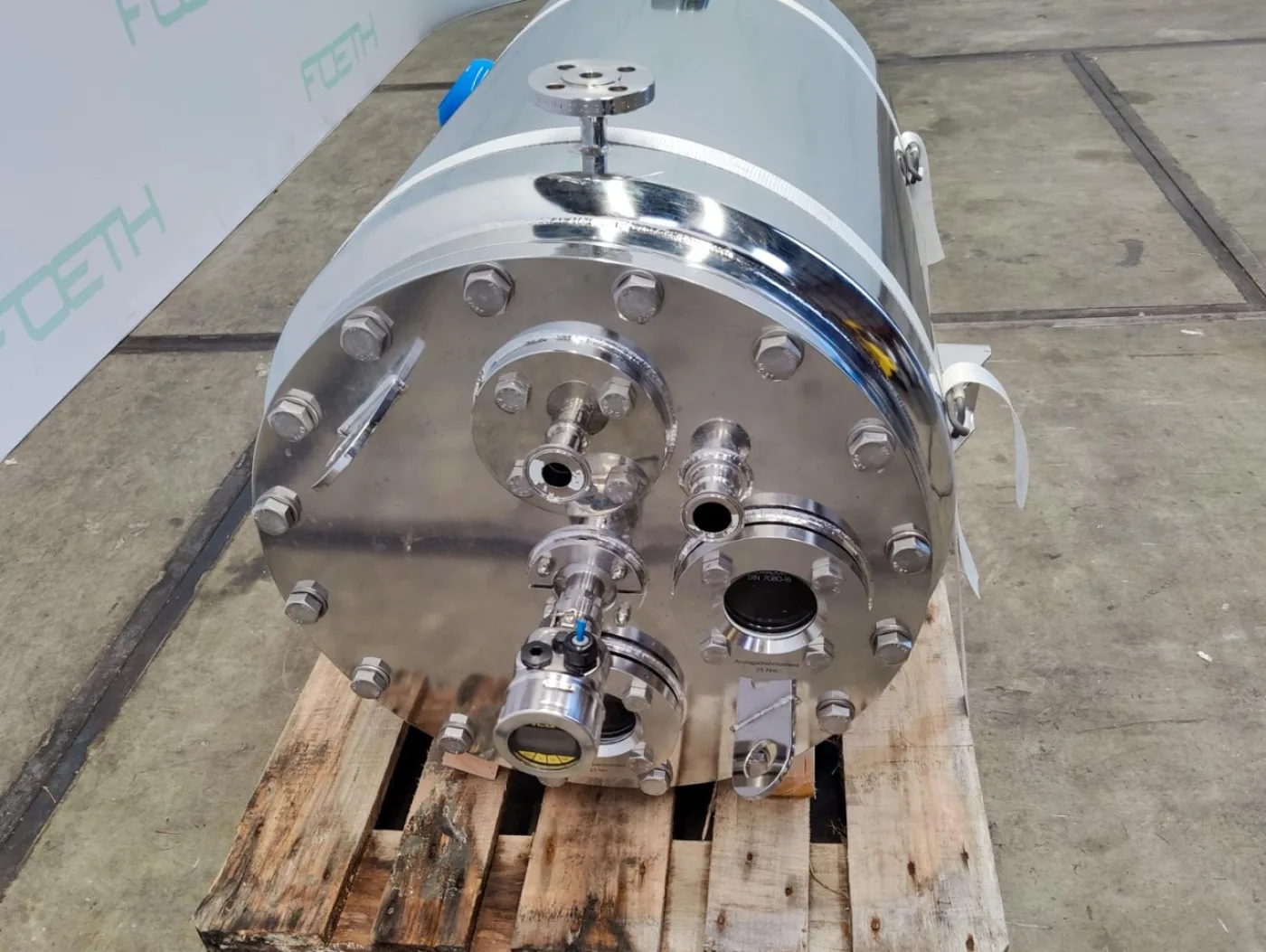 Edelstahl Maurer 167 Ltr. - Mirror-Polished Fraction Collector (Pharma Design) - Bioreactor - 8