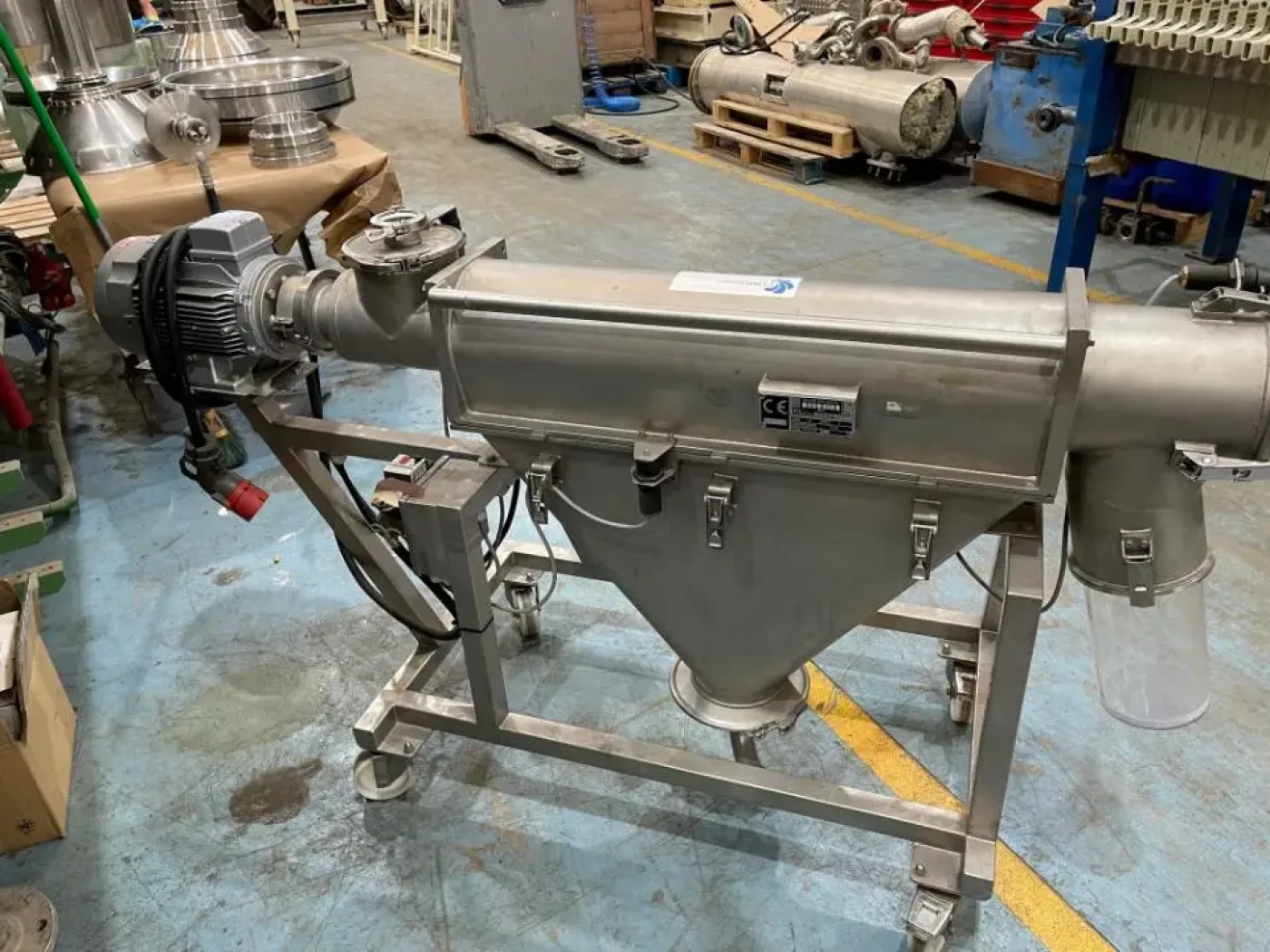 USED CERAM TS 4 STAINLESS STEEL CENTRIFUGAL SIEVER - 4