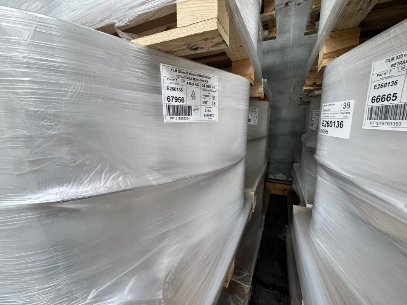Transparent mono-oriented LDPE shrink film 10x8 Rolls - 4