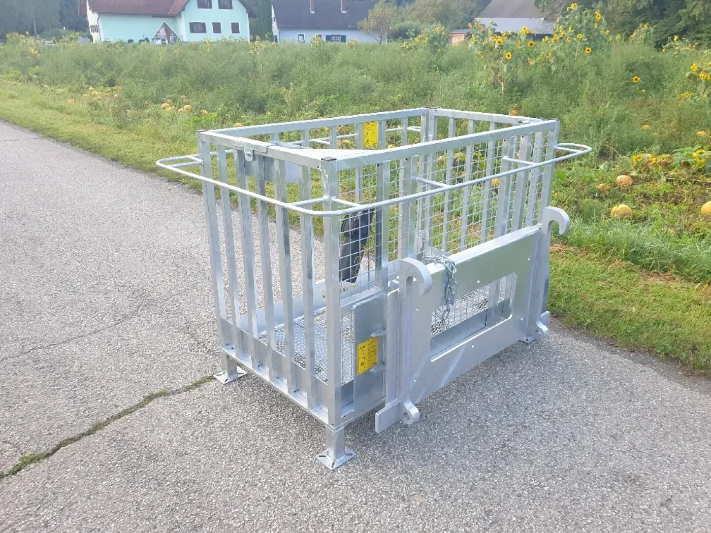 Arbeitskorb verzinkt mit JCB Q-Fit - 4