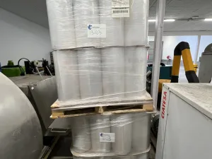 PALLET WITH 40 ROLLS OF SILVALAC B1200 RETRACTABLE