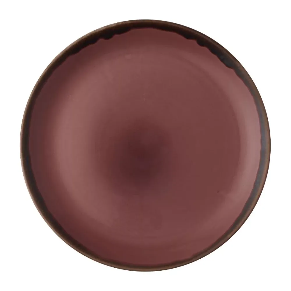 Dudson Harvest Plum Coupe Plate 11.25 inch Box 12 - islandcatering