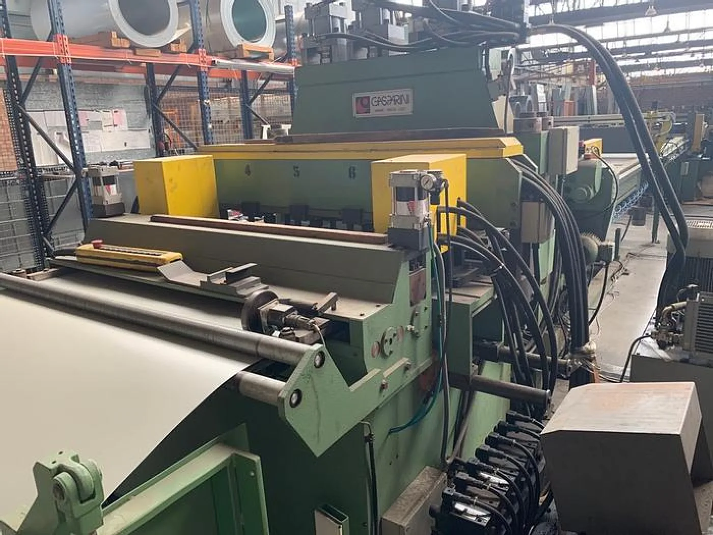 Linha de corte e prensa de chapa Gasparini CM 50 - 4