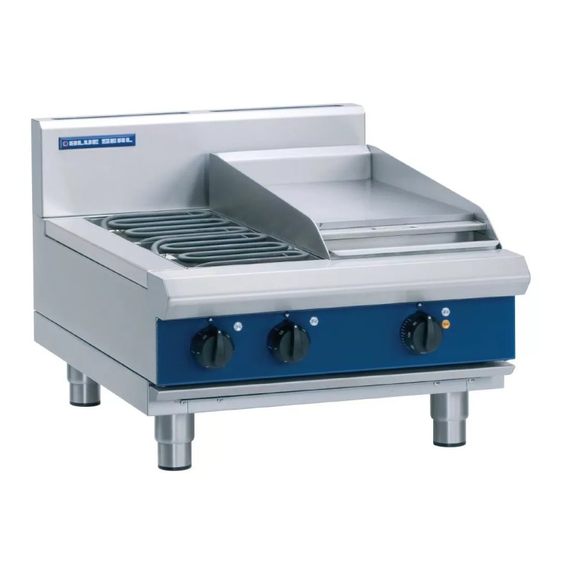 Blue Seal Evolution Cooktop 2 Element/ Griddle Electric 600mm E514C-B - islandcatering