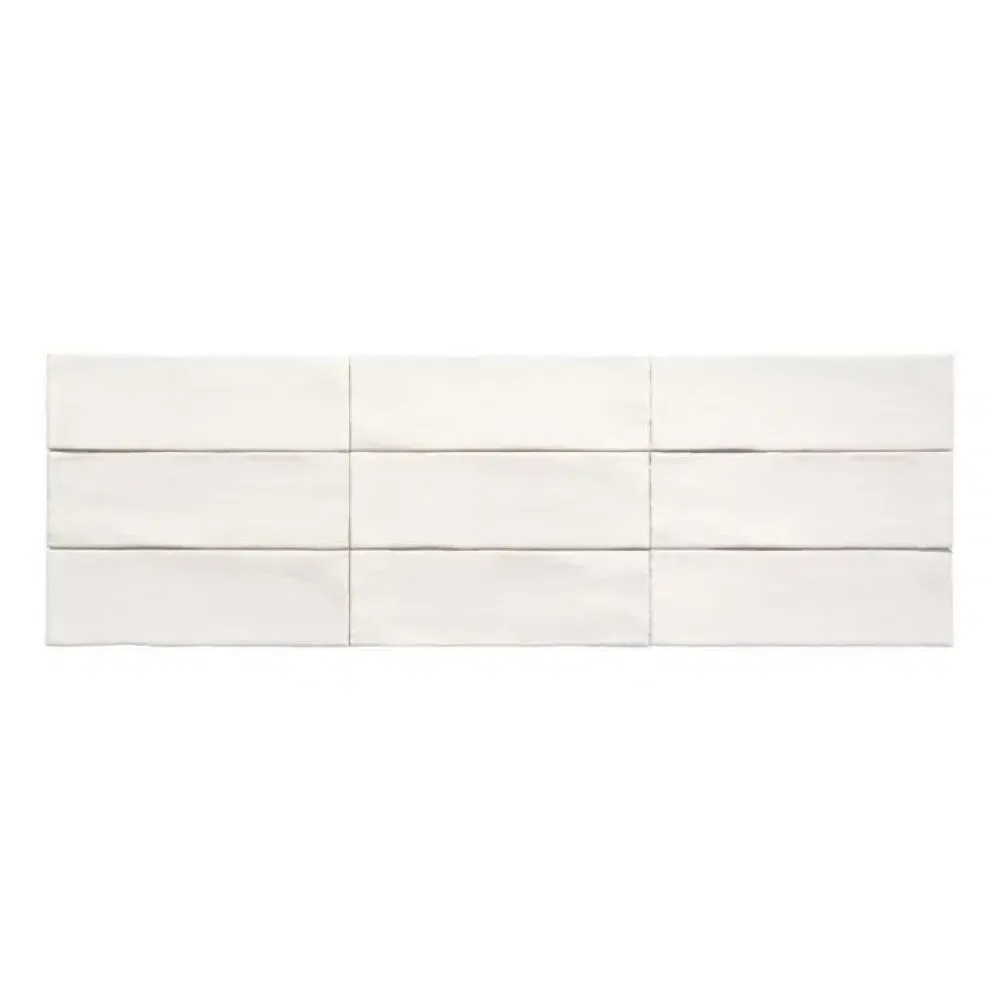 Sero Blanco 10MM Blanco mate decor tegel glanzend 23x7.5 cm
