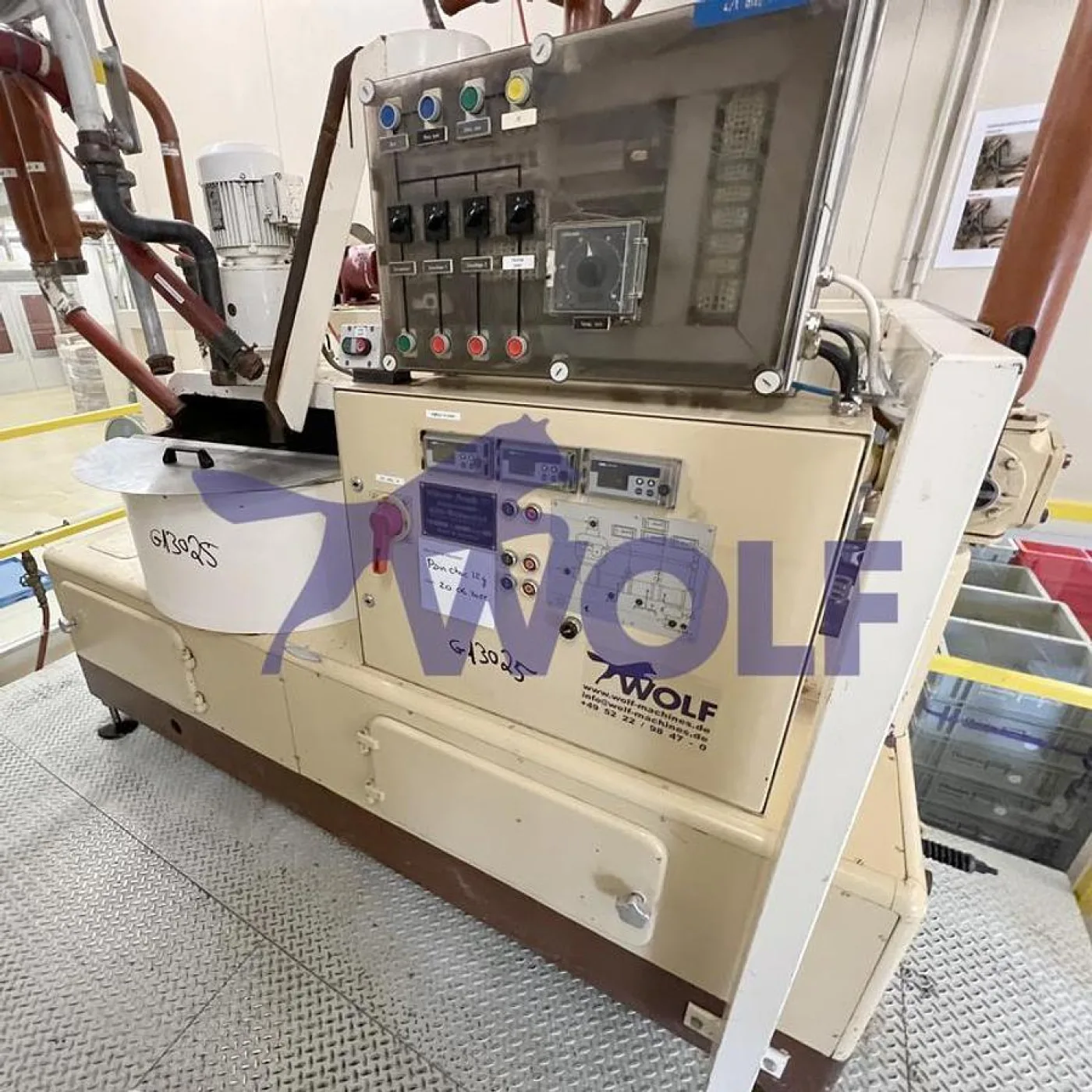 Schneckentemperiermaschine RASCH - Type TR-5 mit ca. 500 kg Stundenleistung. - 2