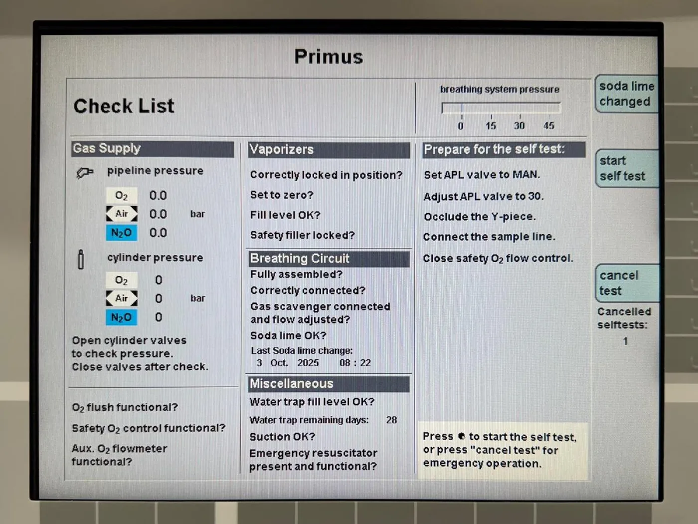 Drager Primus Infinity REF 8607500-38 YOM: 2014 - 5