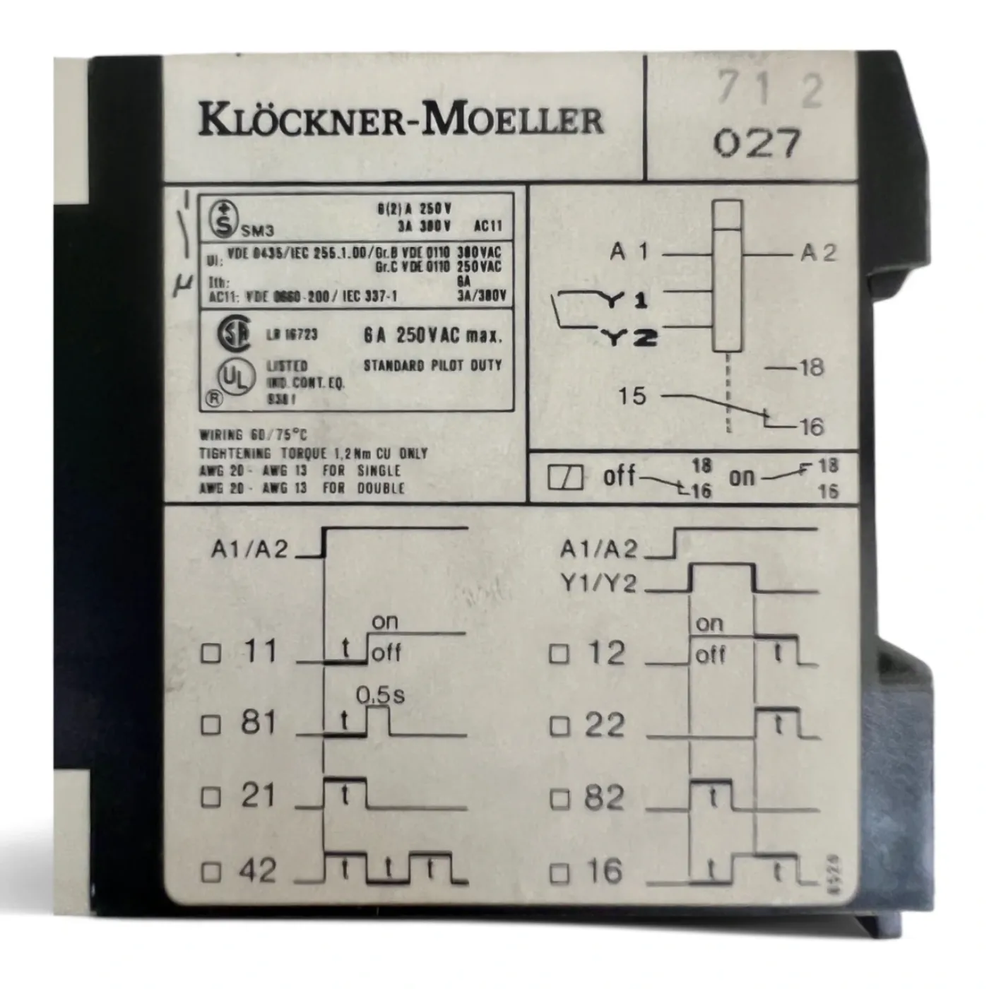 Klöckner-Moeller TE 68 Zeitrelais - 3