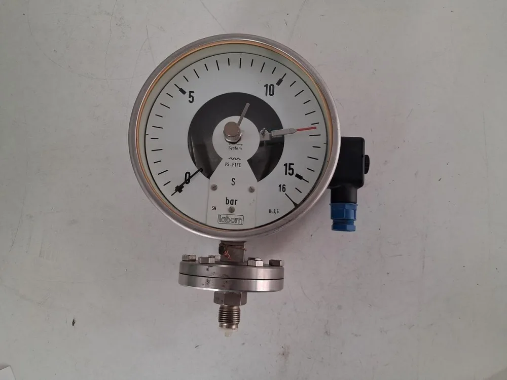 Labom NG160 Pressure Gauge 0–16 bar with Inductive Contact