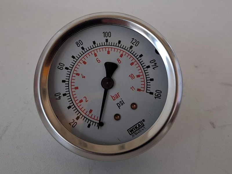 WIKA Flüssigkeitsgefülltes Druckmanometer 160 psi / 11 bar