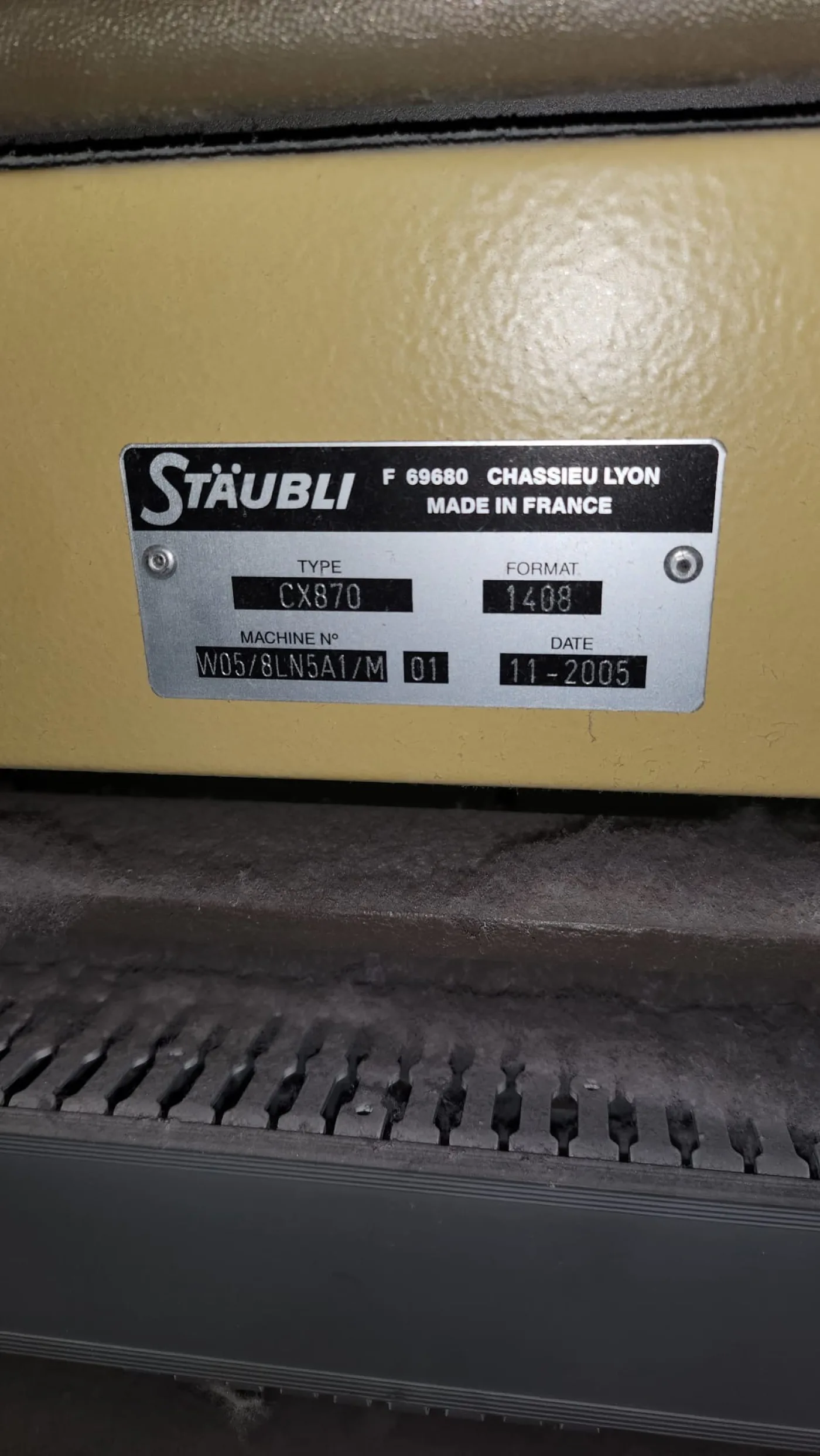2x Staubli - jacquards, type CX870 - 2