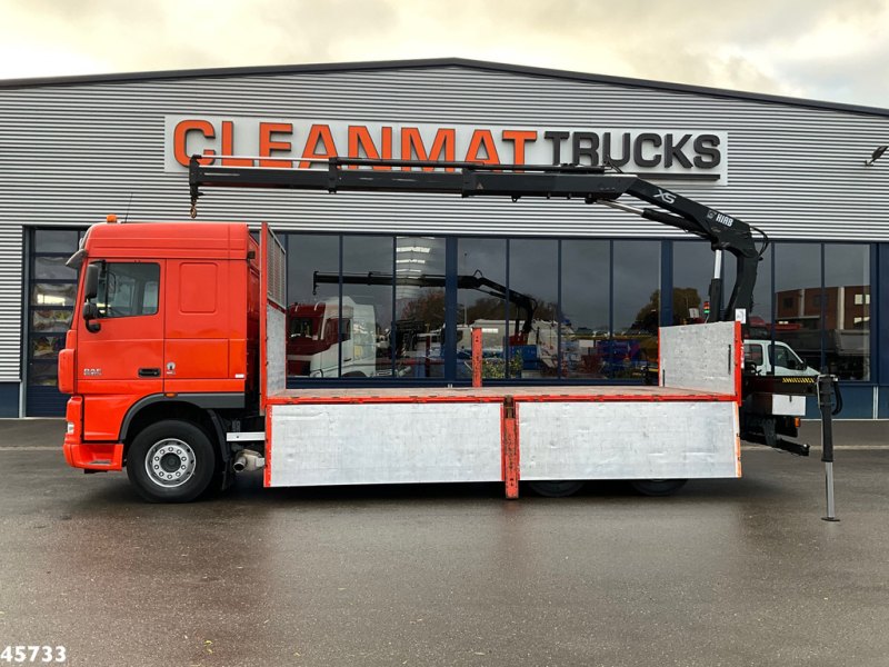 DAF FAT 105 XF 460 6x4 Manual Full Steel Hiab 16 Tonmeter laadkraan