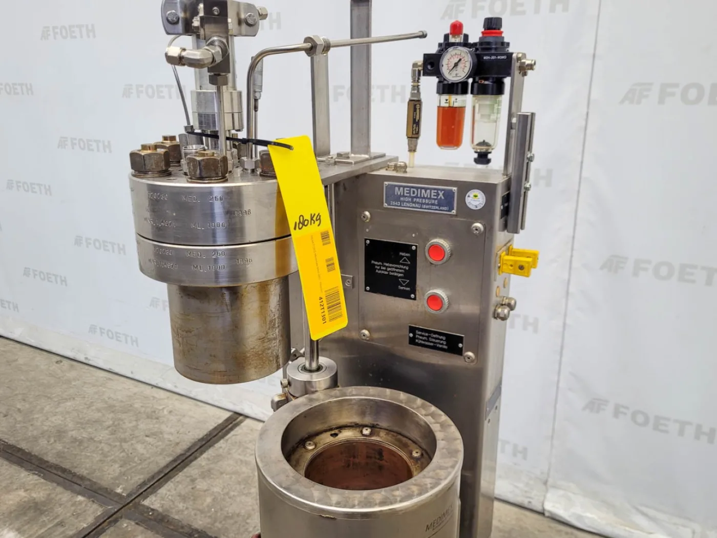 Medimex Med-260, 1 Ltr. - Stainless Steel Reactor - 1