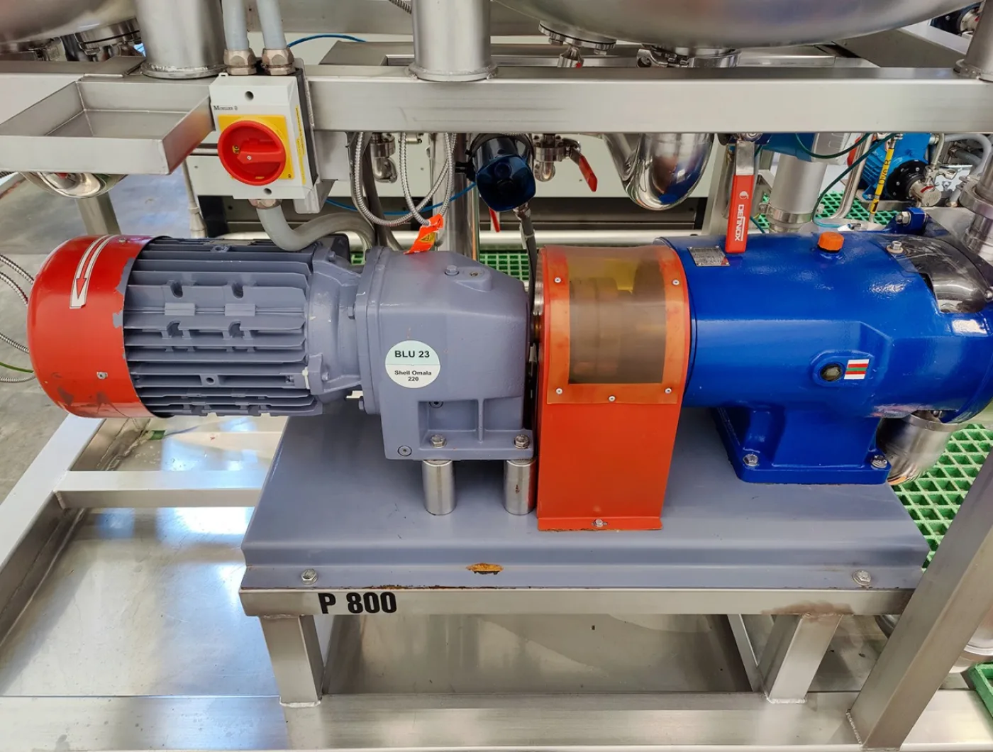 LPD Liquid perfume processing skid - Inline mixer - 1