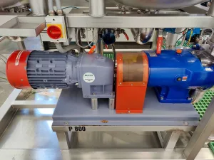 LPD Liquid perfume processing skid - Inline mixer