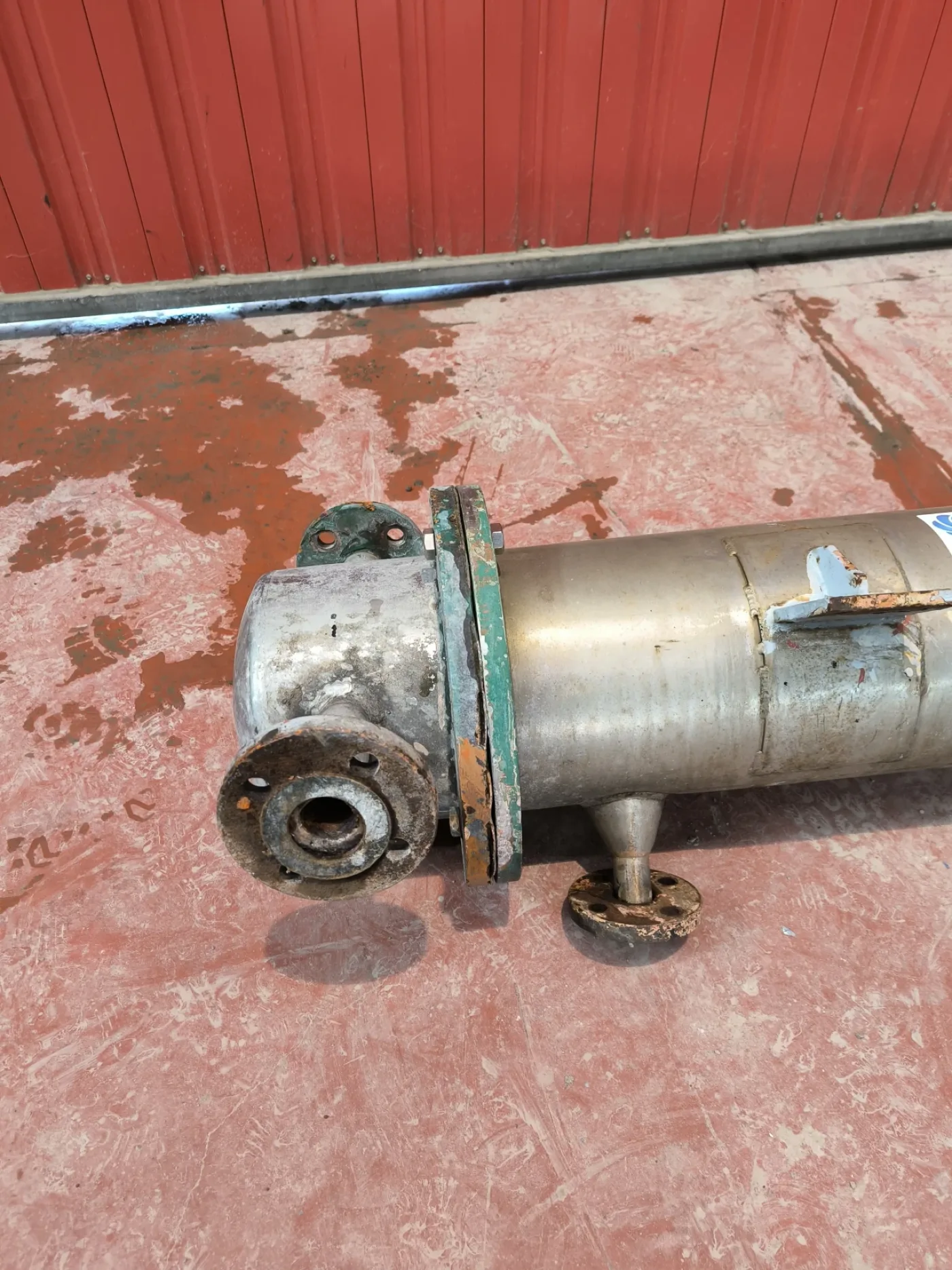 STAINLESS STEEL TUBULAR HEAT EXCHANGER 3.4 M² - 2