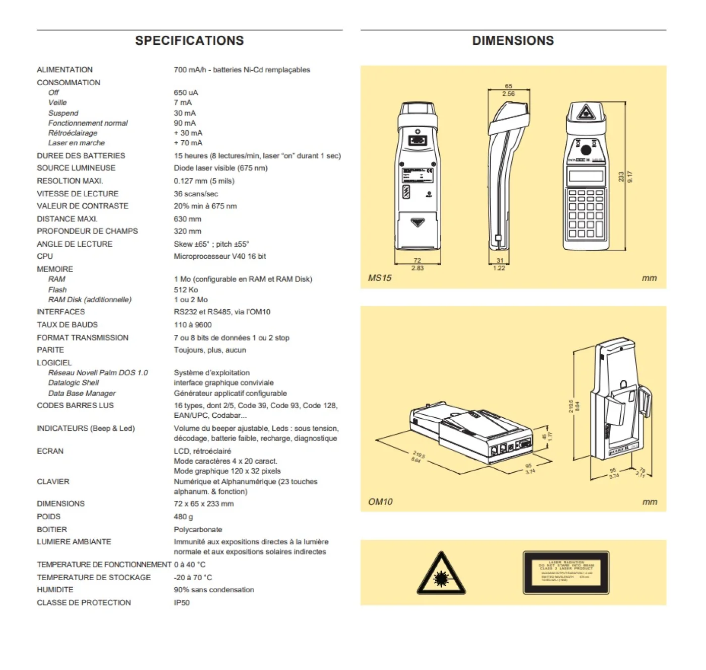 PISTOLA LASER A PALMARE – DATALOGIC – MS15/N (COD. RIC-APP-13) non funzionante - 7
