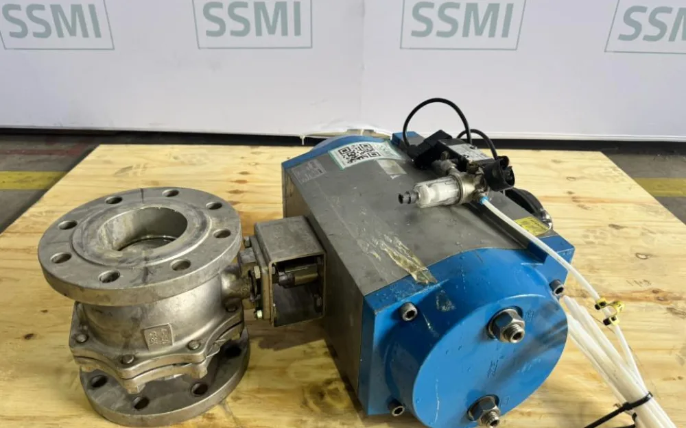 Max-Air Technology Pneumatic actuated stainless-steel ball valve