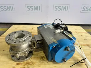 Max-Air Technology Pneumatic actuated stainless-steel ball valve