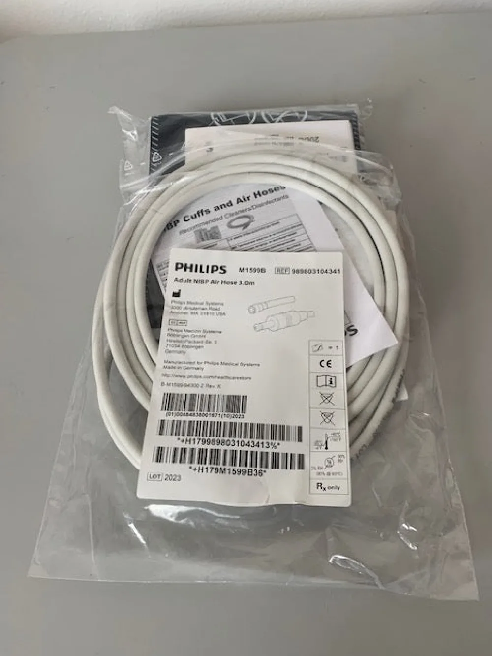 Philips M-1599B Blutdruckmanschette mit Schlauch