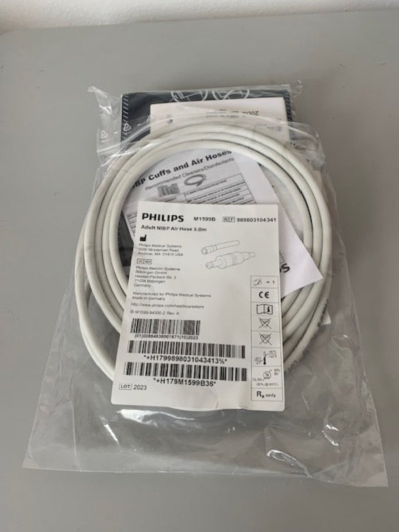 Philips M-1599B Blutdruckmanschette mit Schlauch