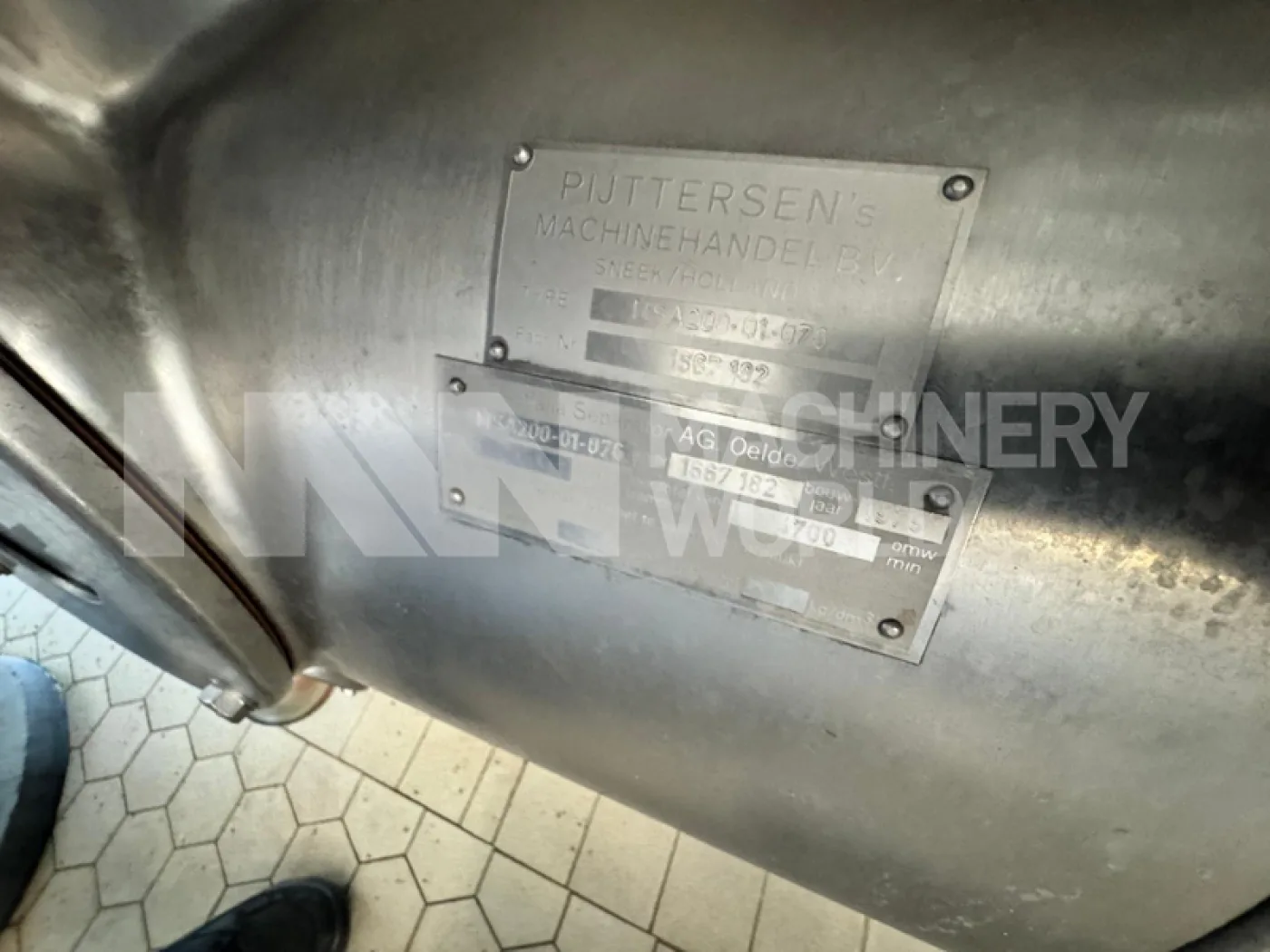 25,000 LPH GEA Westfalia Centrifuge MSA 200-01-076 Milk Cream Separator - 7