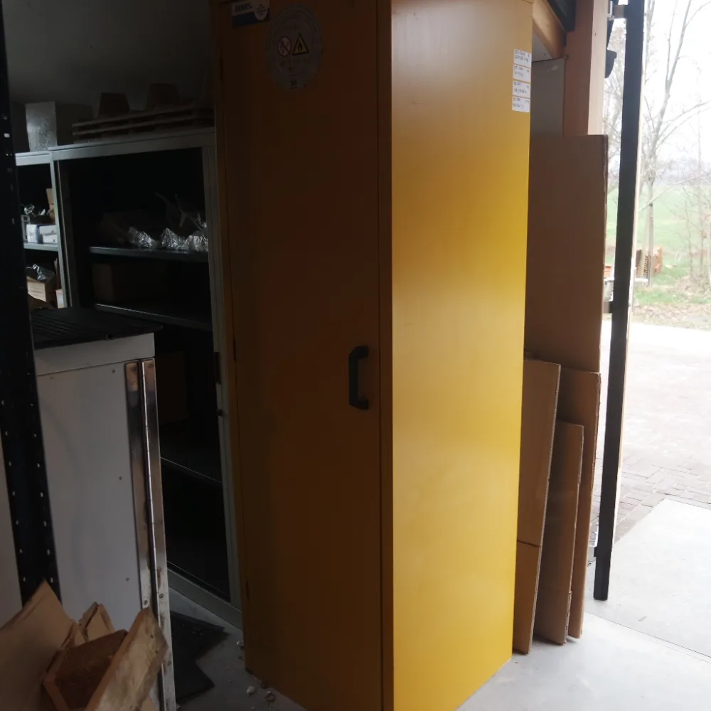 Used hazardous material cabinet Denios S-BASIC