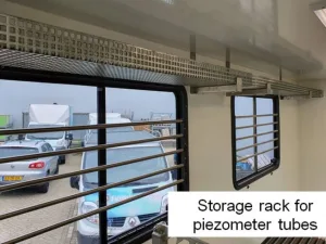 Storage Rack for Piezometer Tubes