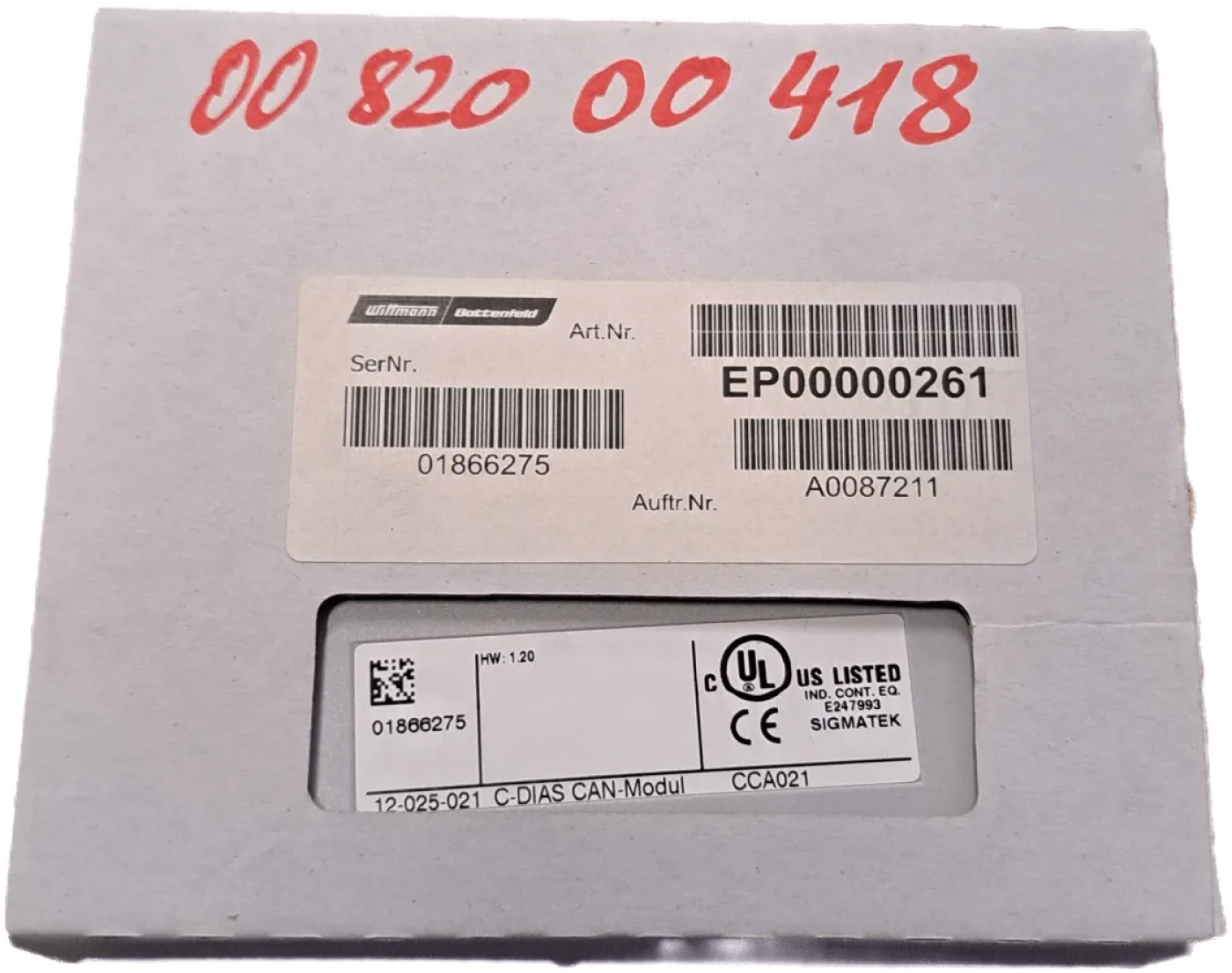 Sigmatek C-Dias CAN-Modul CCA021 - 1