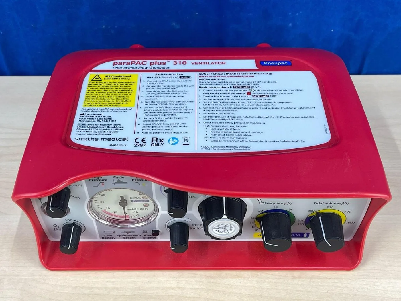 Pneupac Smiths ParaPac Plus 310 Ventilator YOM: 2020 - 3