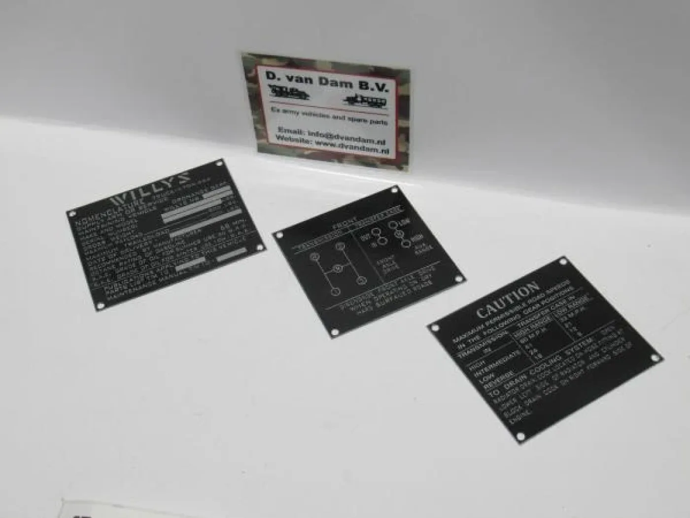 Dataplaat set, zinc - 4
