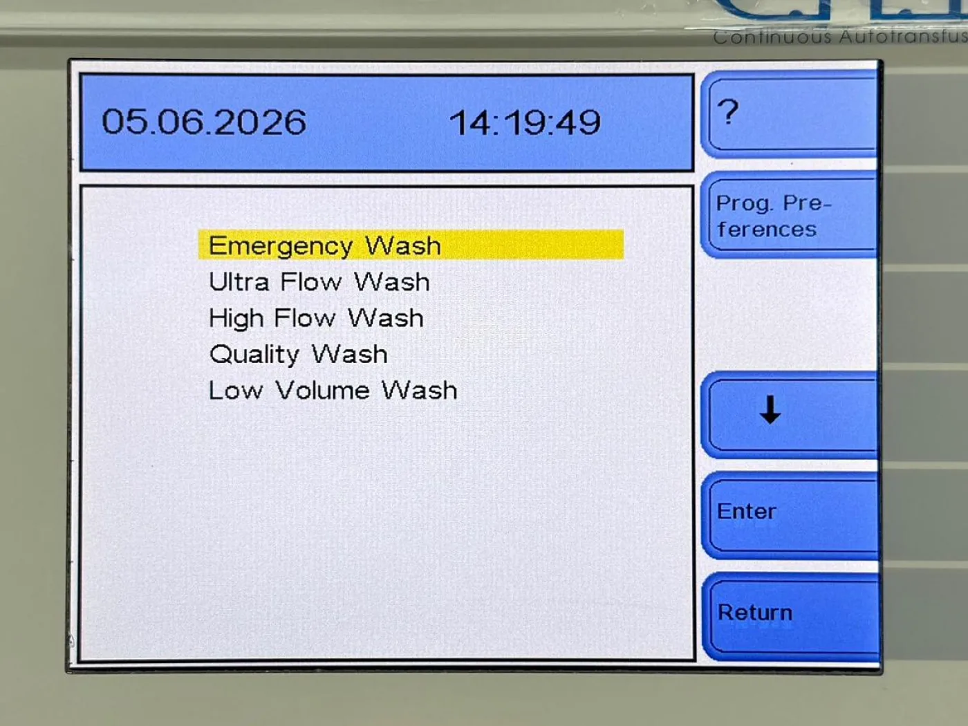 Fresenius Kabi C.A.T.S Continuous Auto Transfusion System Hours: 27 - 7