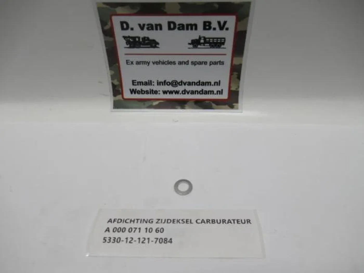 Afdichtring zijdeksel carburateur - 1