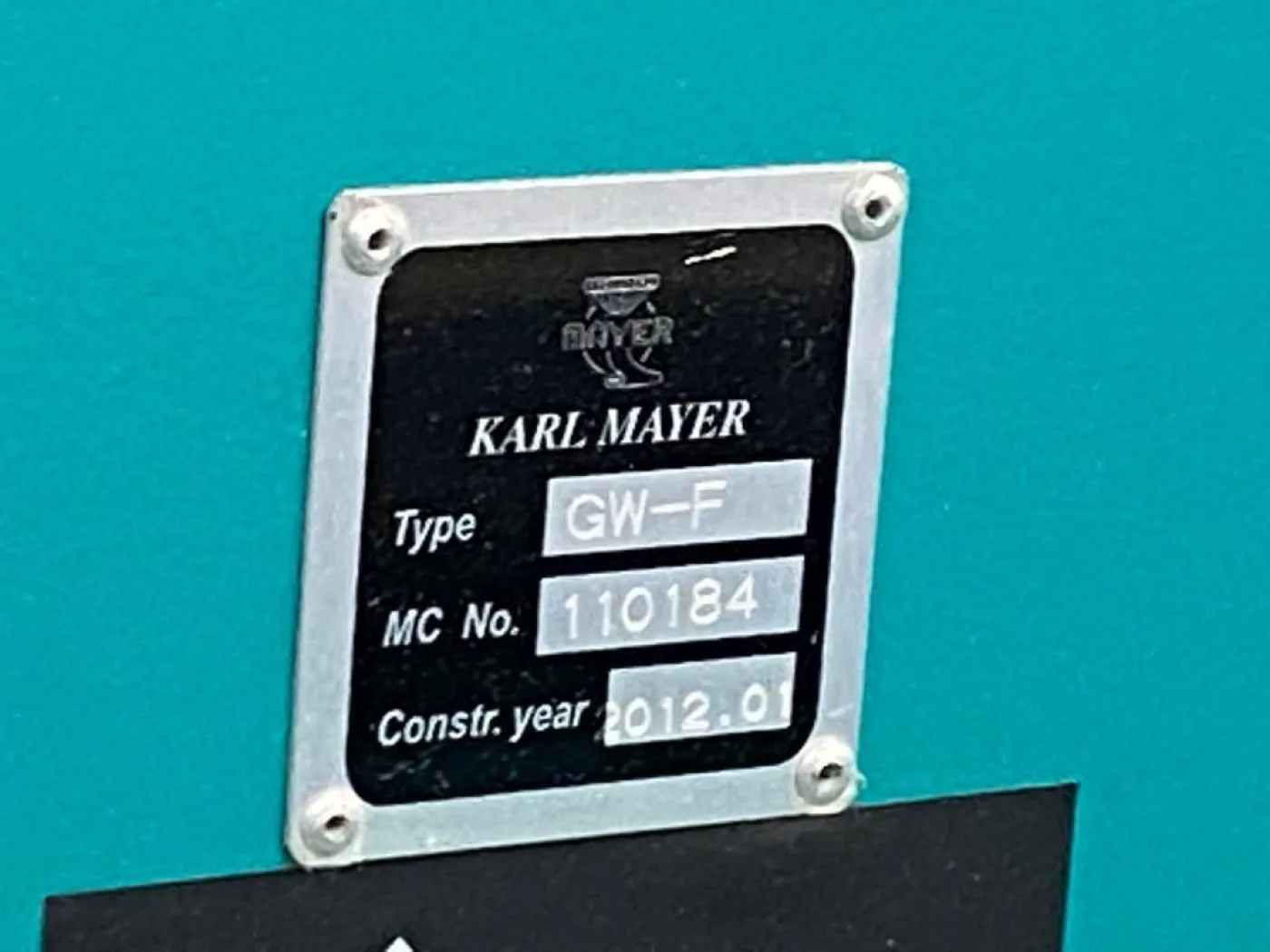 KARL MAYER - warping creel for filaments - 3
