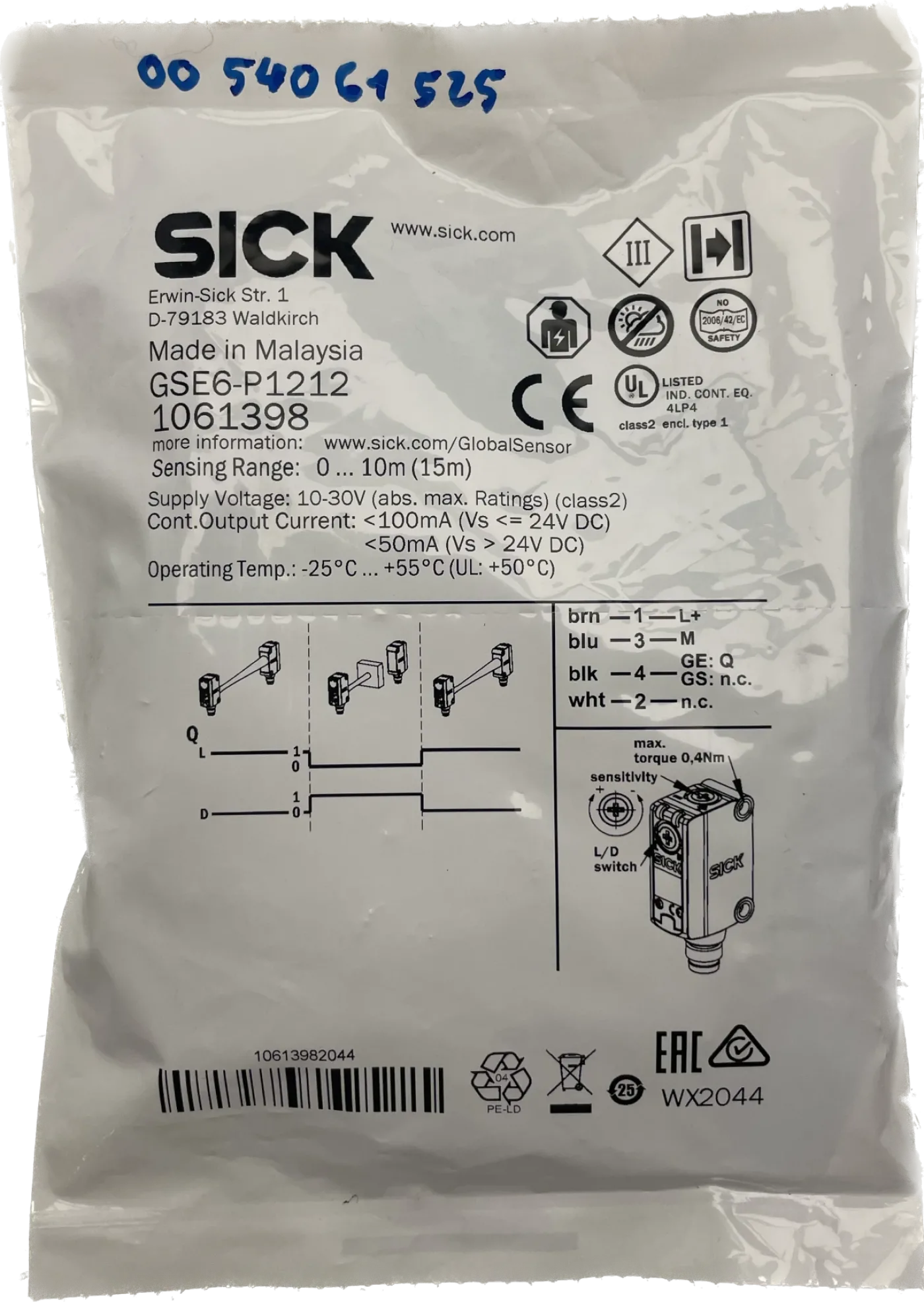 Sick GSE6-P1212 - 2