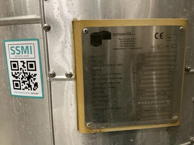 2019 Peruweld Steam flash vessel