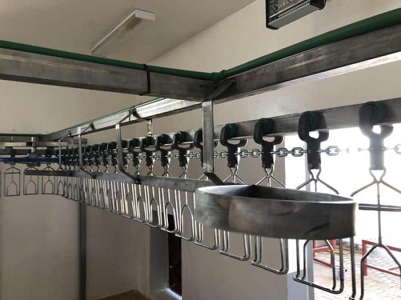 Poultry slaughter line, 1.000 bph