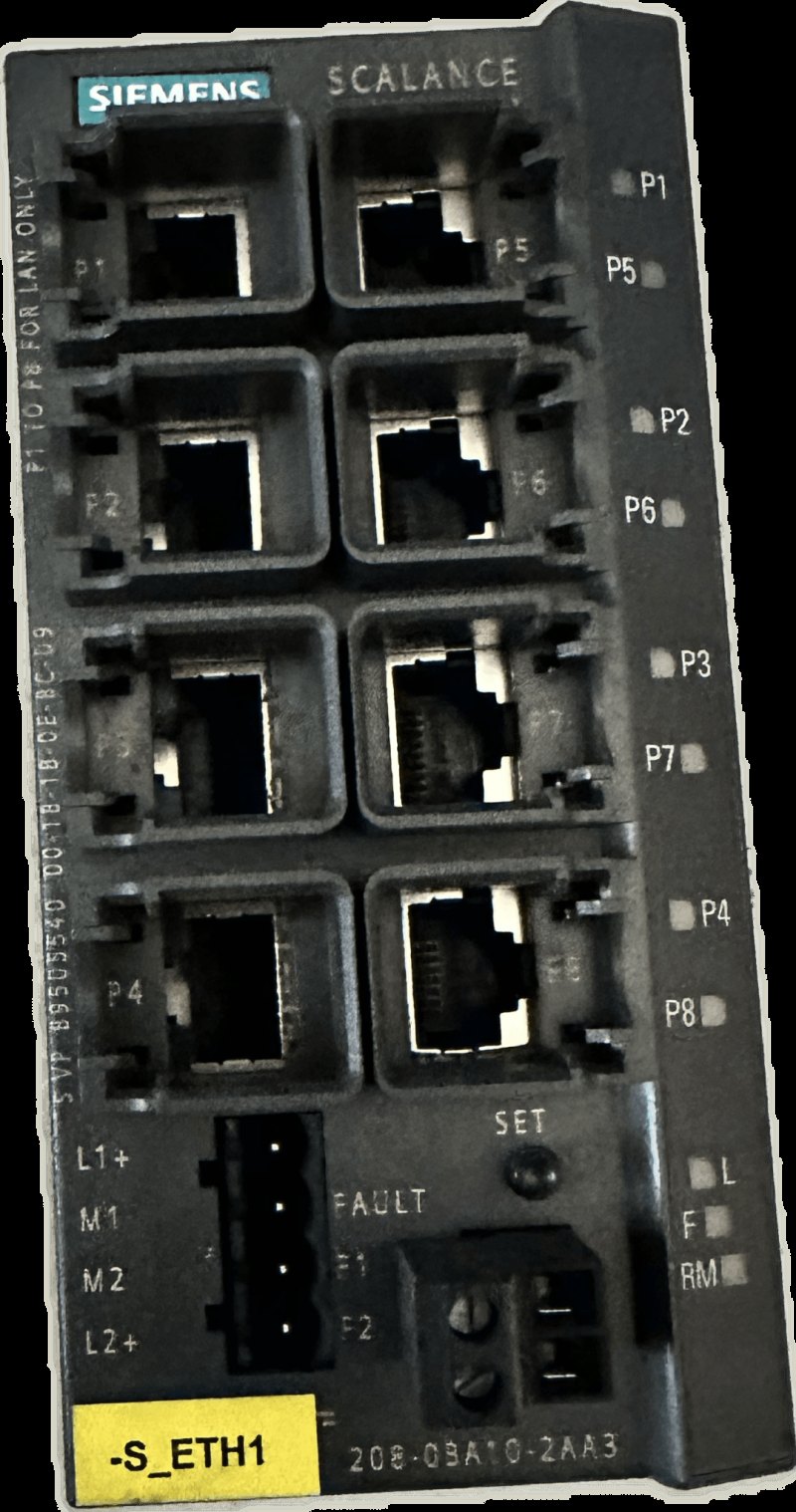 Siemens SCALANCE X208 6GK5208-0BA10-2AA3