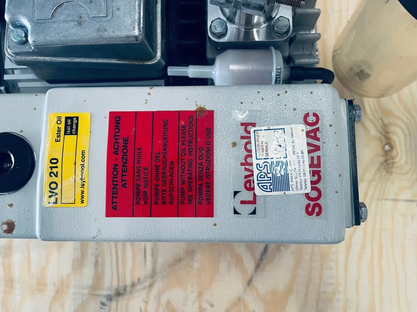 Leybold SOGEVAC Vakuumpumpe 7D2-7-535 - 4