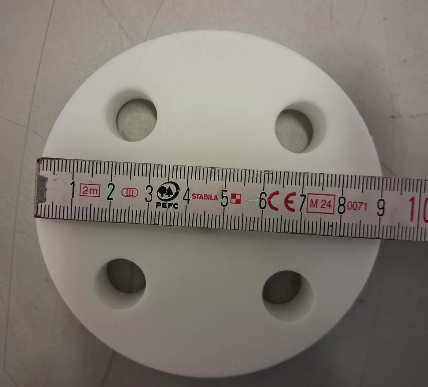 Normag PTFE-Flansch DN 15 mit G 1/4"-Anschluss (FDA-konform) - 3