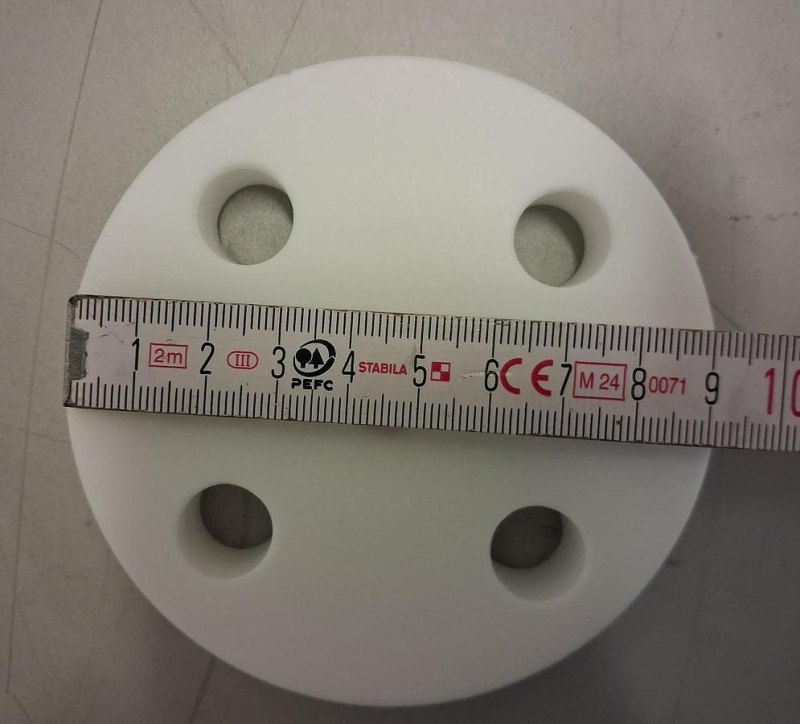 Normag PTFE-Flansch DN 15 mit G 1/4"-Anschluss (FDA-konform)