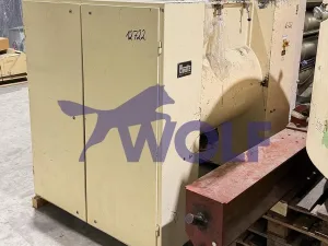 Zweiwellen-Ausstoß-Mischkneter BEETZ - Type MK-2/1000 mit ca. 1000 Liter Nutzinhalt.