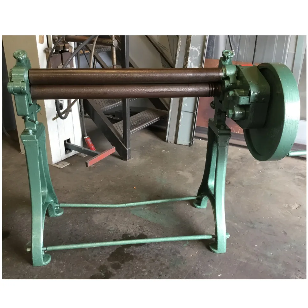 J BARROW HOPE & CO Geared Hand Bending Rolls 39" x 3" - WNS - W. Neal Services Ltd