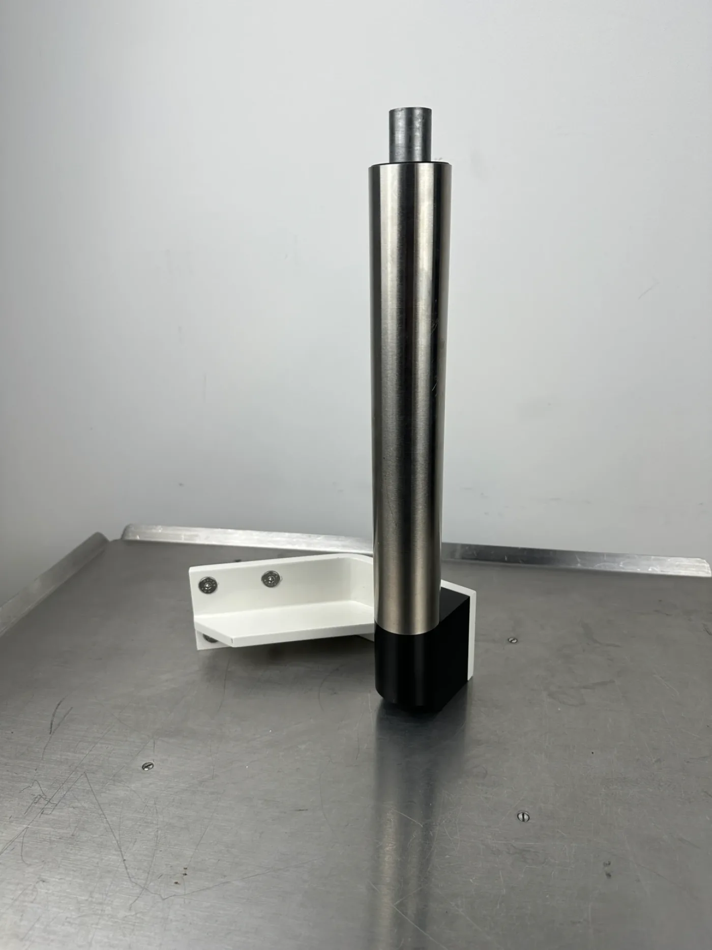 Kolposkophalterung / Geräteaufnahme für Gynäkologiestuhl, Edelstahl 31cm - 1