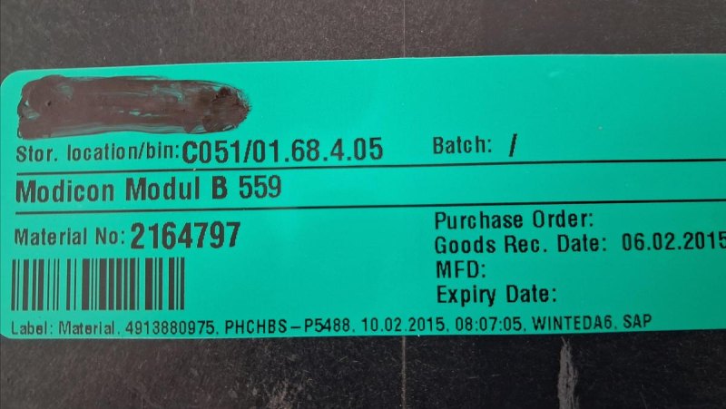 Gould Modicon B559 4-Channel Input Module