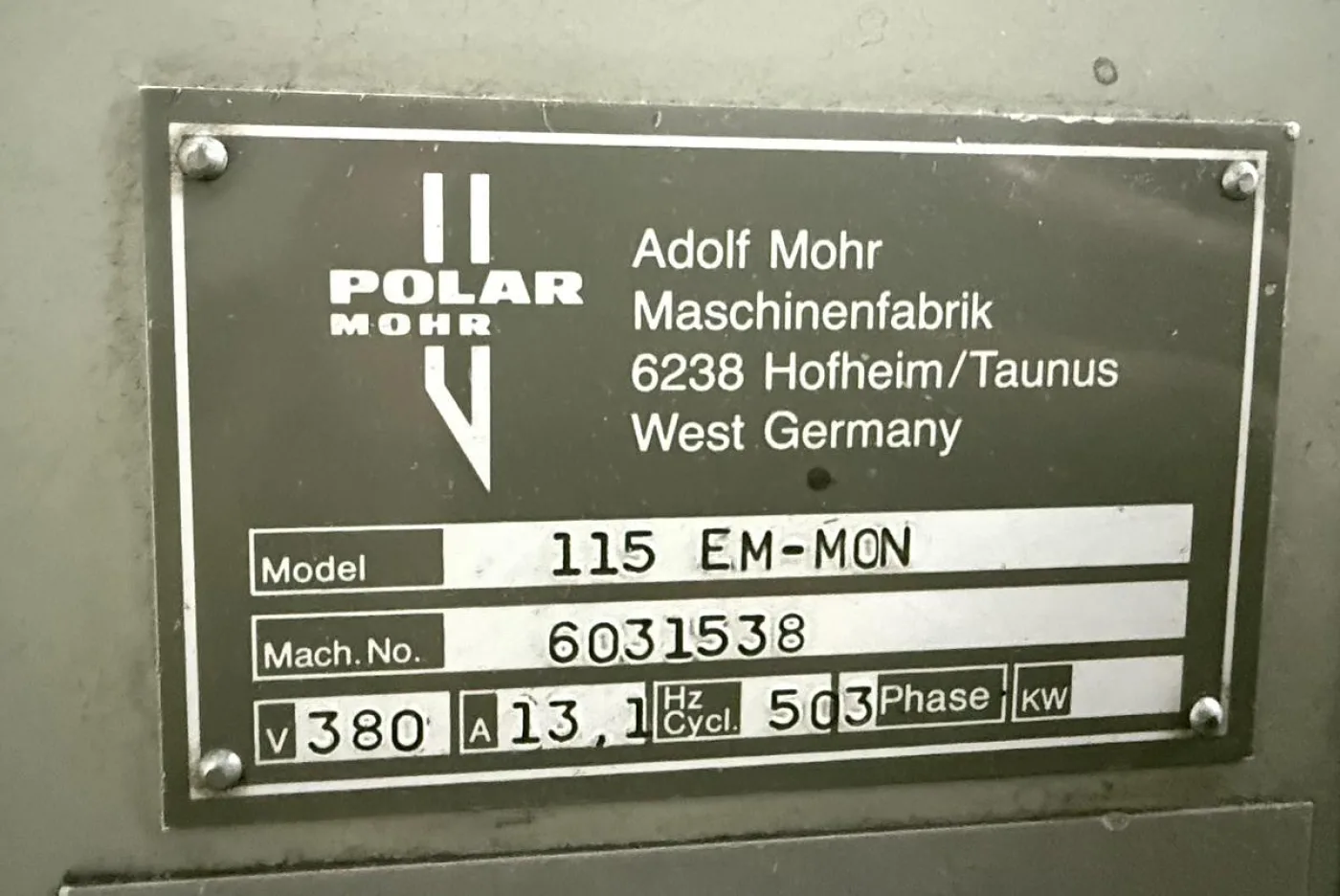 Polar 115 EM-MON - 3