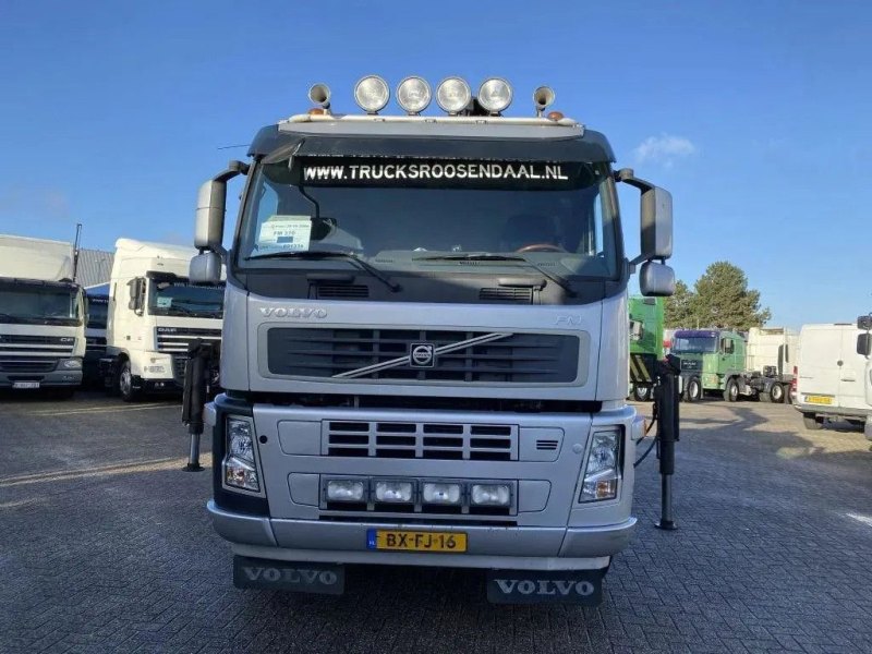 Volvo FM 370 + Euro 5 + Palfinger Z-Q170 Crane + 30ton NCH lift + Container system + hoogsta